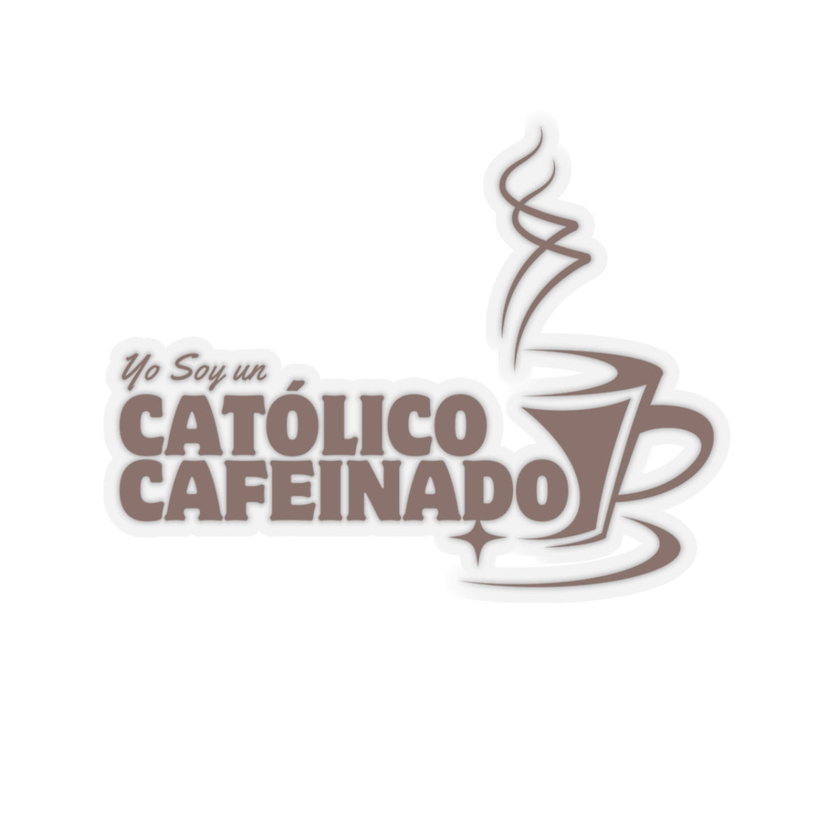 Sticker "Católico Cafeinado"