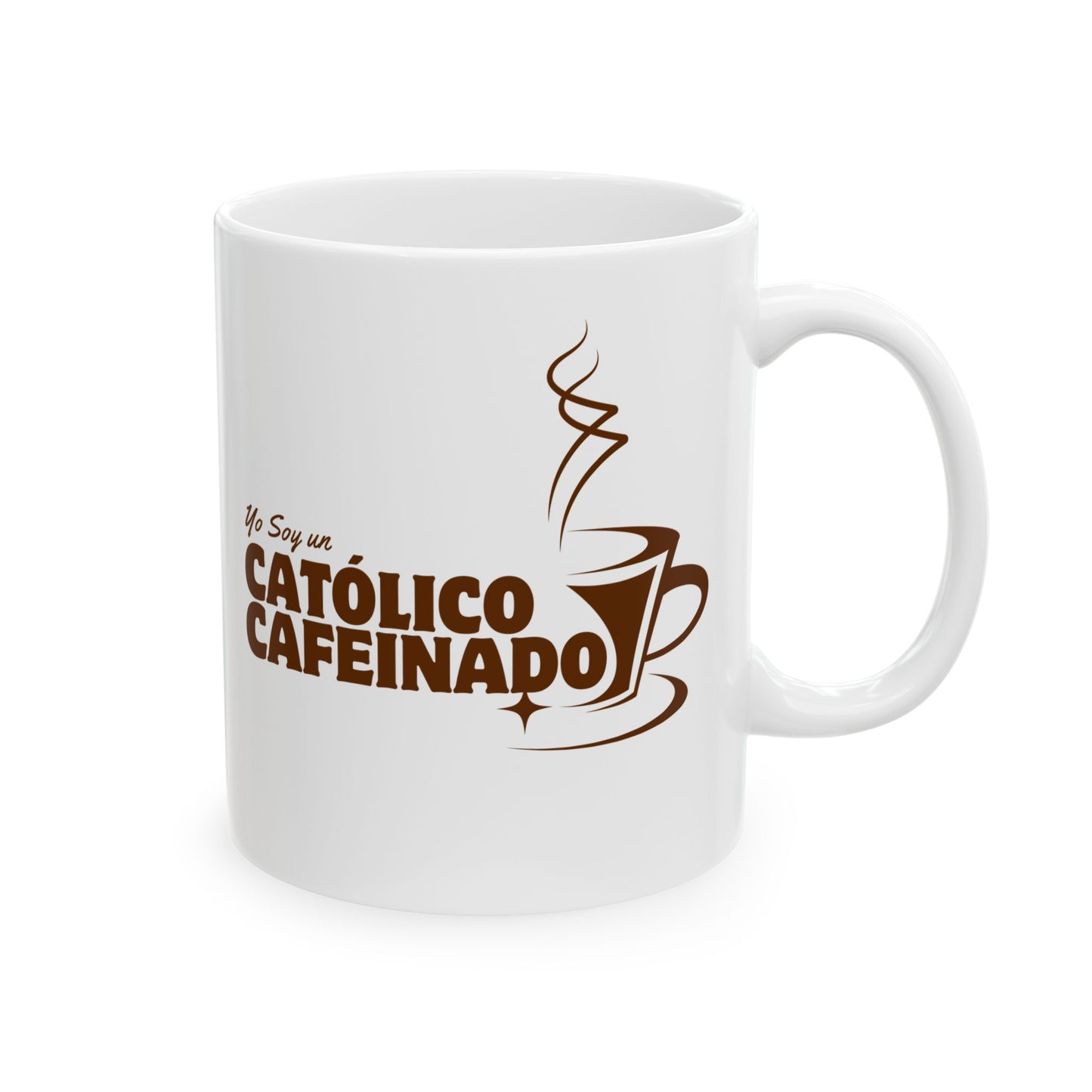 Taza "Católico Cafeinado"