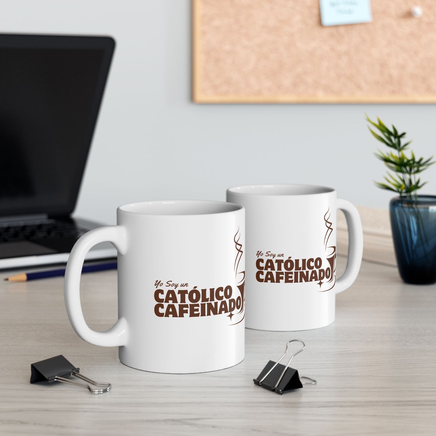 Taza "Católico Cafeinado"