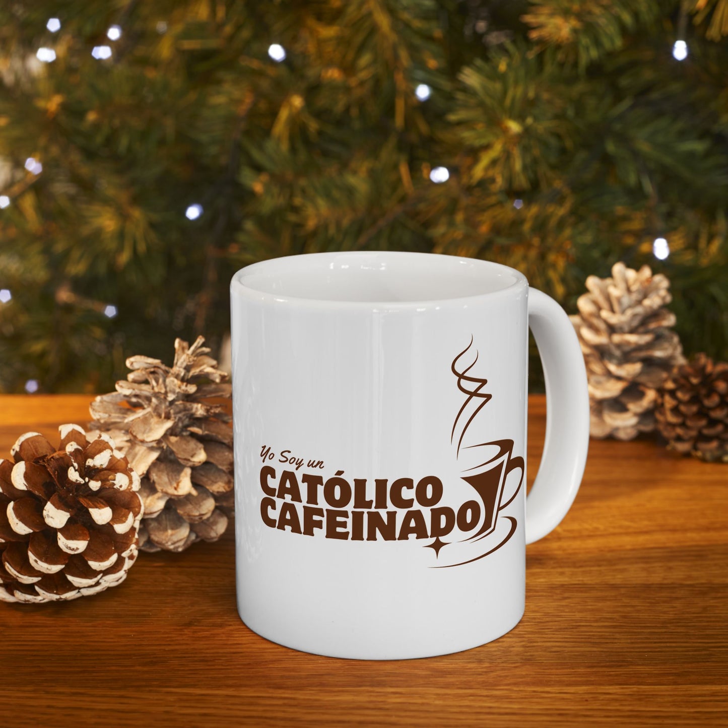 Taza "Católico Cafeinado"